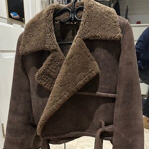 Nour Hammour Hatti Shearling Jacket